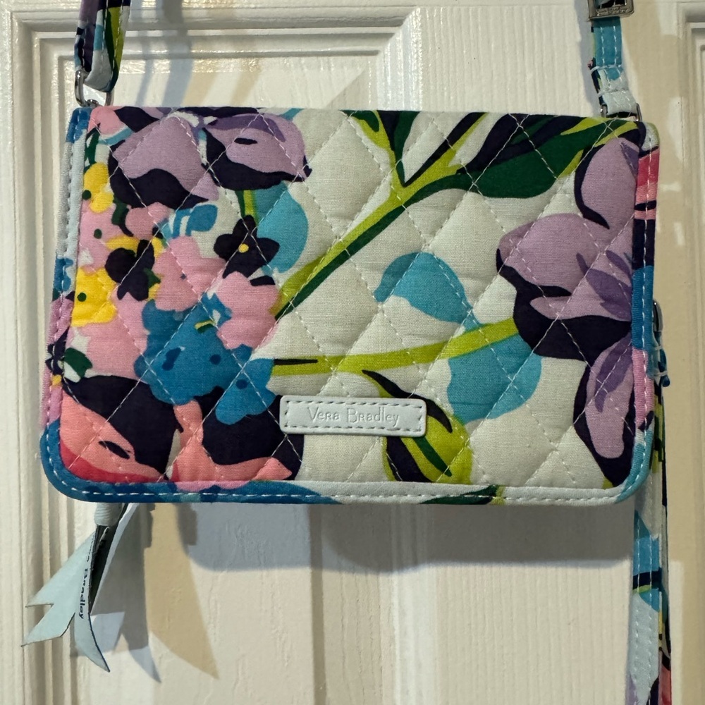 Floral Vera Bradley Crossbody/ Wallet - Picture 2 of 8
